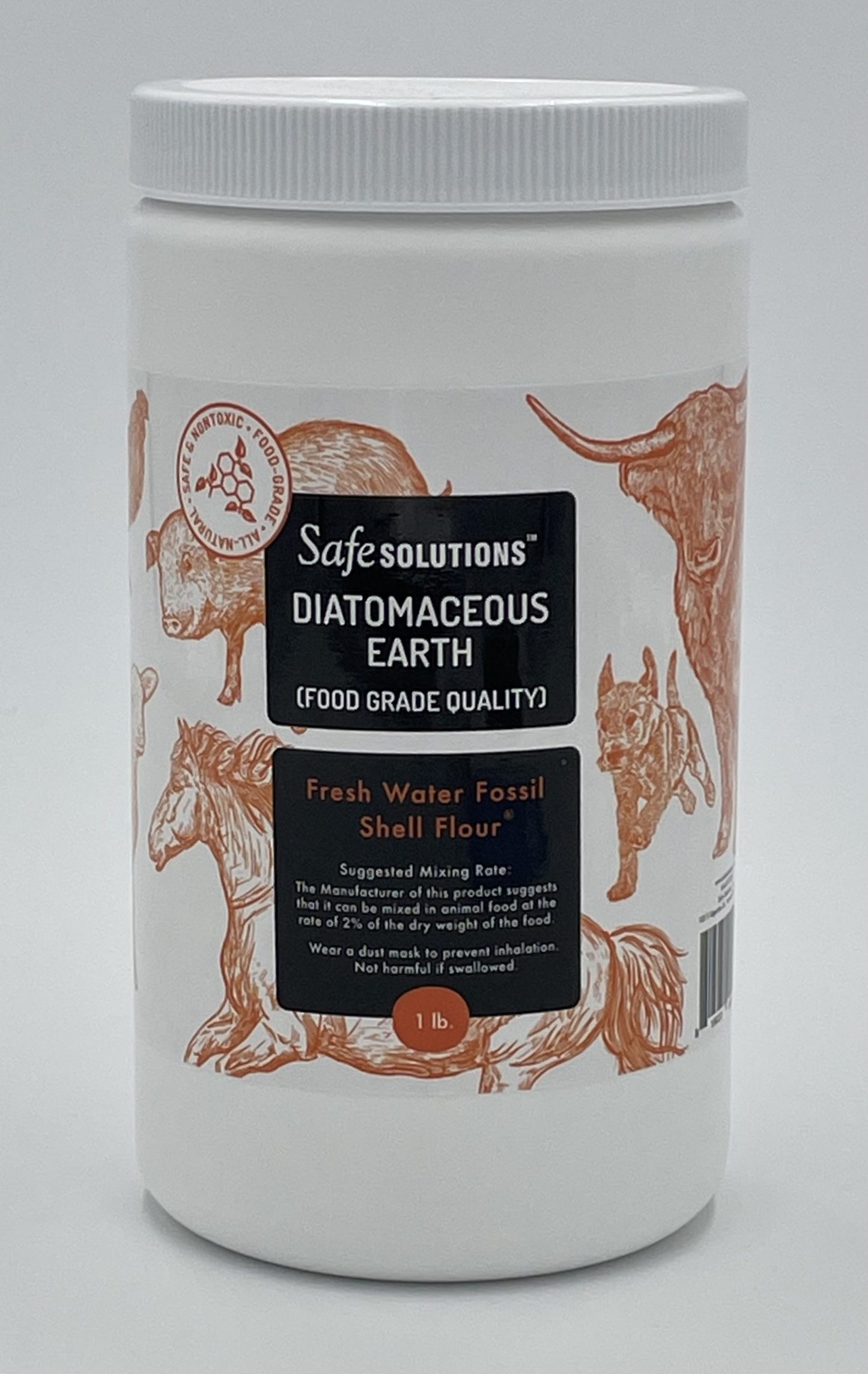 Food-Grade Diatomaceous Earth (DE) - 1 lb. Jar image