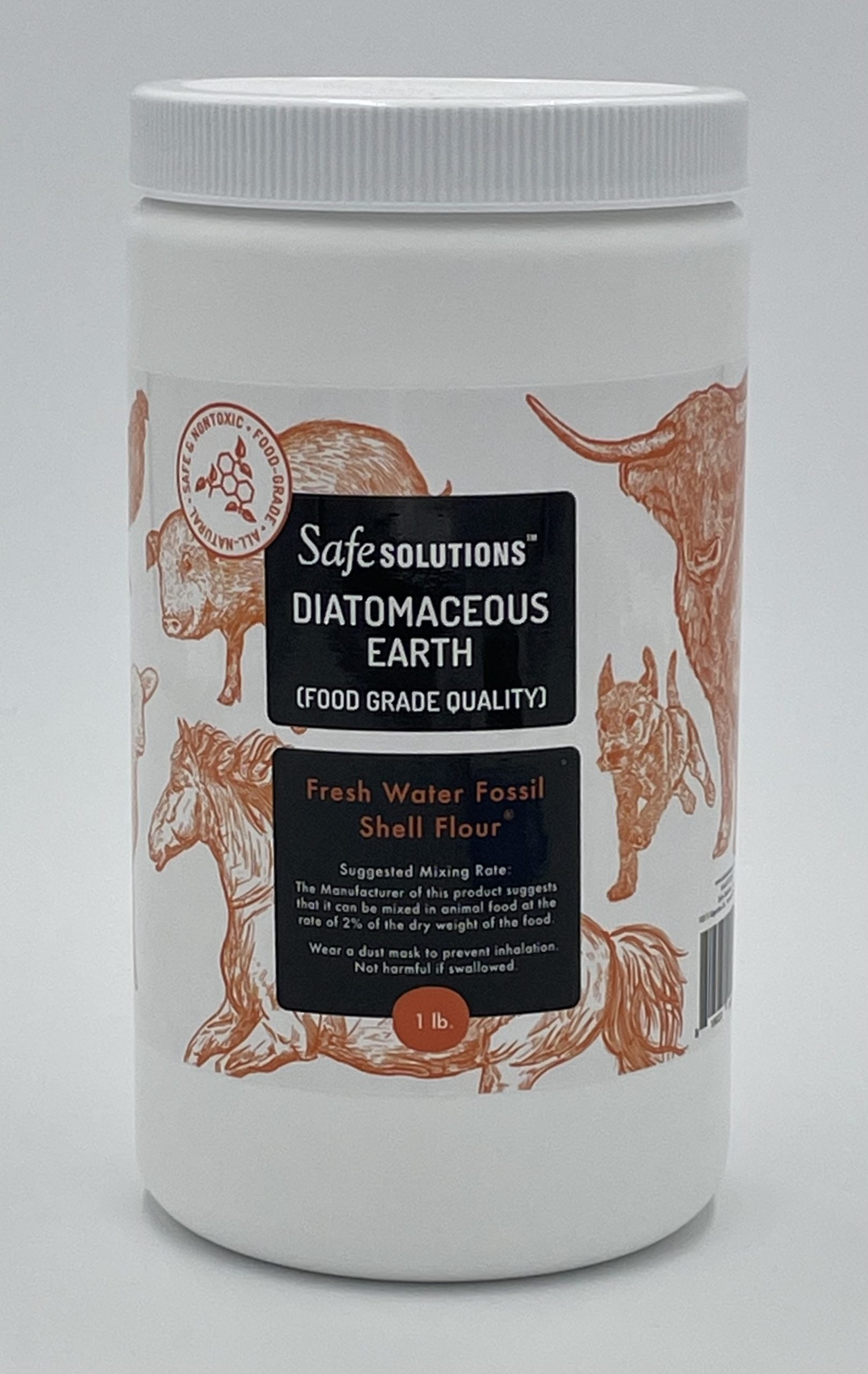 Food-Grade Diatomaceous Earth (DE) - 1 lb. Jar image